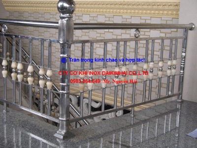 Cầu thang inox - Công Ty TNHH Thương Mại DV Sản Xuất Cơ khí Đại Kim Hải